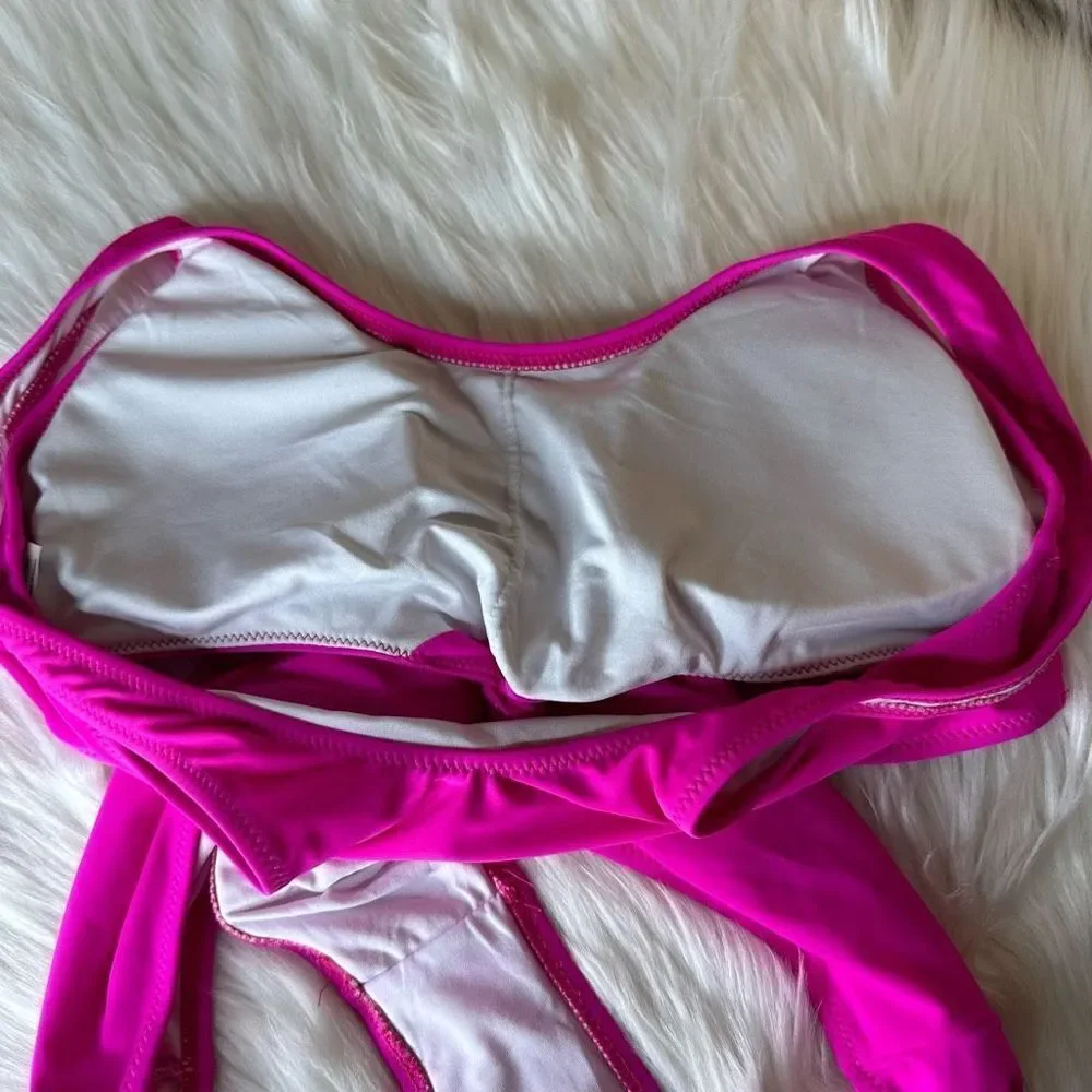 Hot Pink Bikini Size Large - Picture 10 of 12